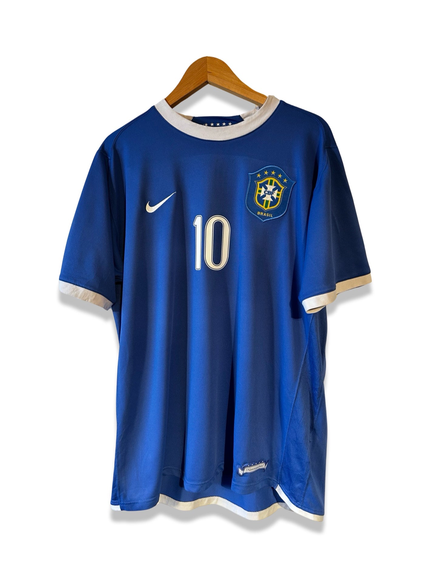 Brazil 2006 Away Shirt, #10 Ronaldinho - L