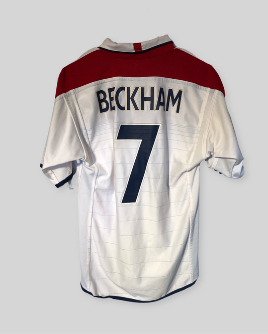 England 2004 European Championship Home Shirt #7 David Beckham