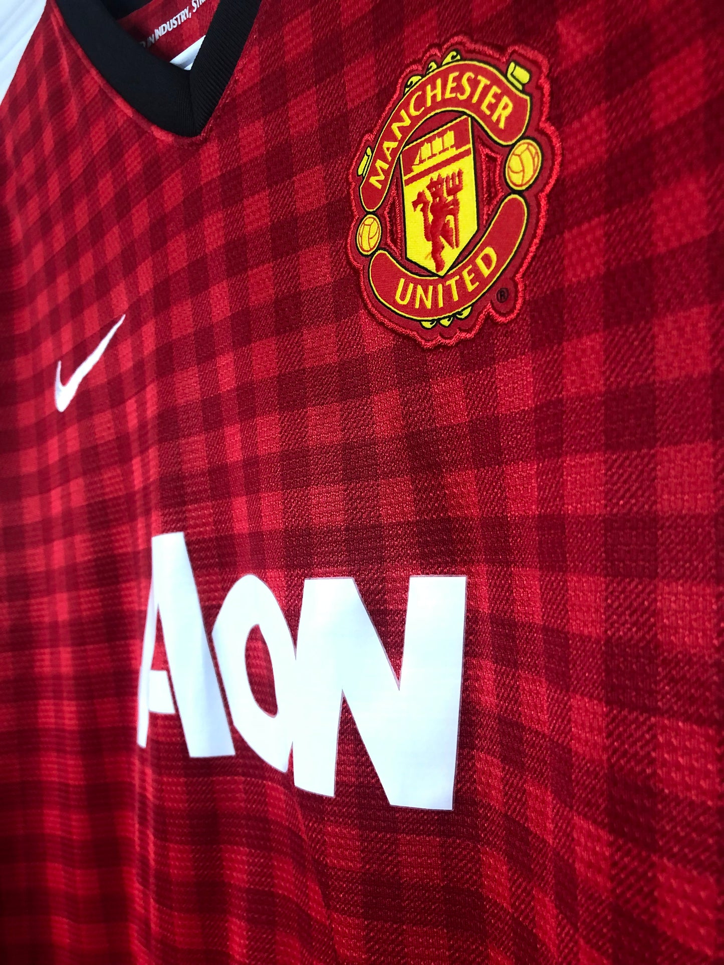 Manchester United 2012-13 Home Shirt #20 Robin van Persie - Long Sleeve (Youth)