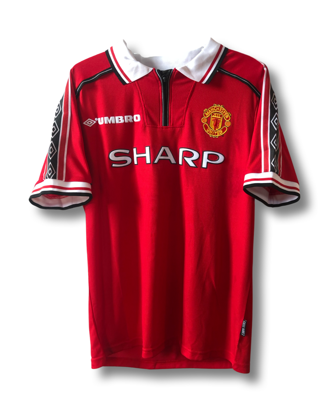 Manchester United 1998-99 'Treble' Home Shirt, #16 KEANE (Cup)